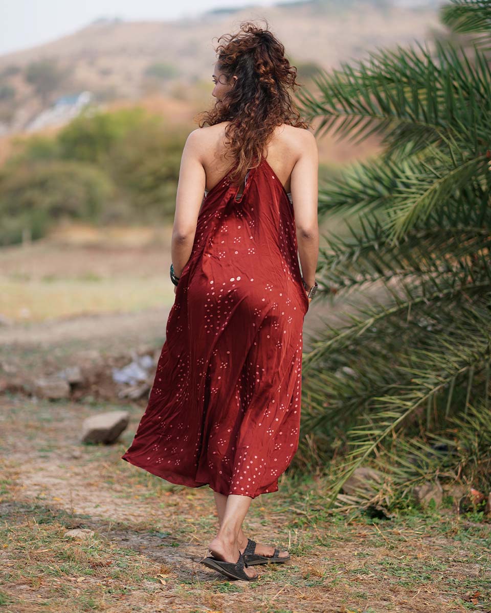 Amelie Modal Silk Dress - Image 3