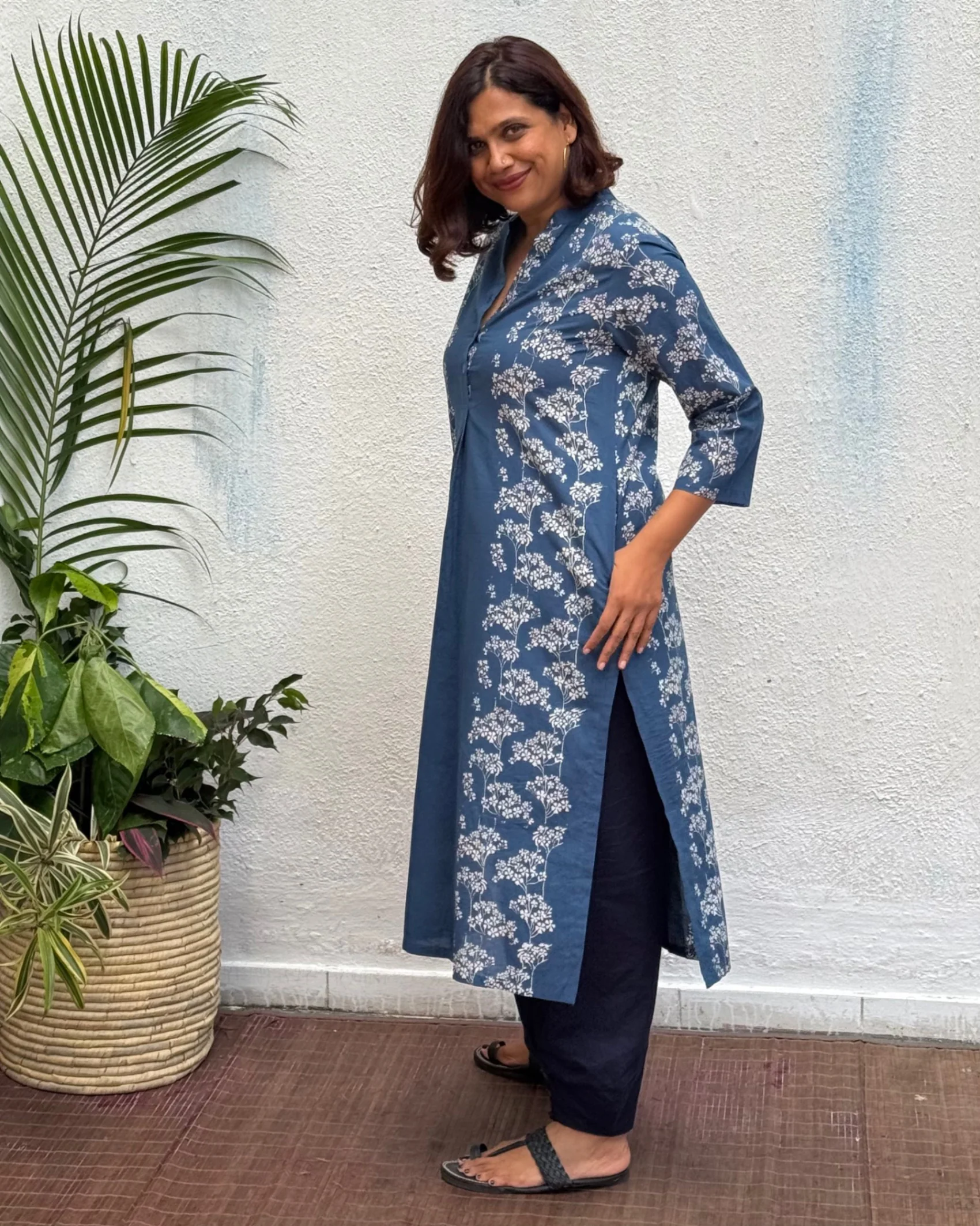 Ashalata Block Printed Cotton Kurti - Image 7