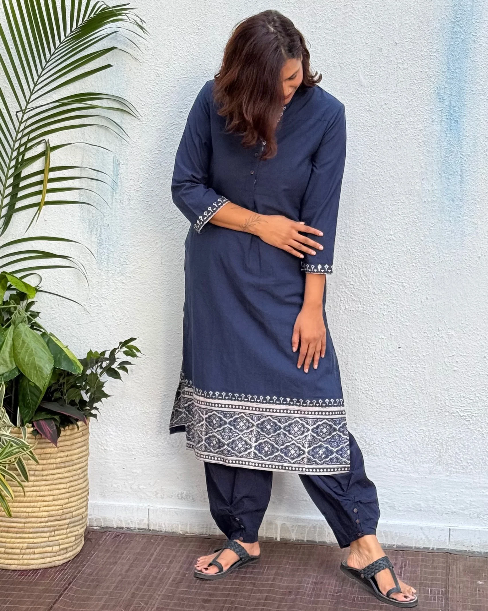 Chashni Block Printed Cotton Kurti - Image 5