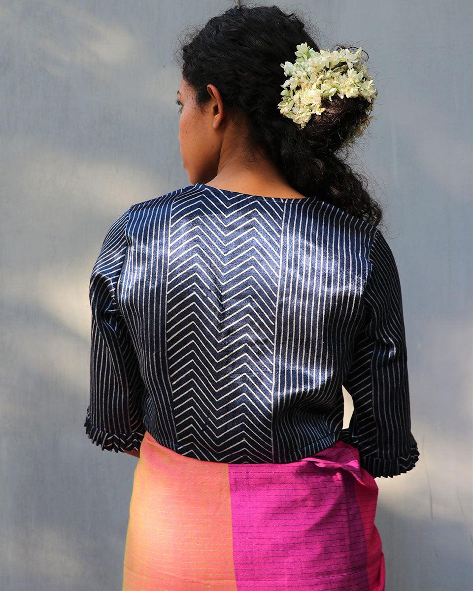 Divjot Mashru Silk Blouse - Image 4