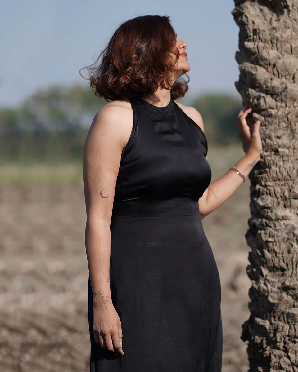 Elysian Modal Silk Dress - Image 4