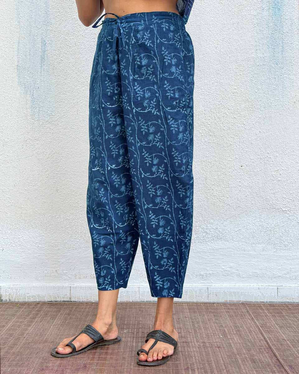 Honeyberry Blockprinted Cotton Pant - Image 5