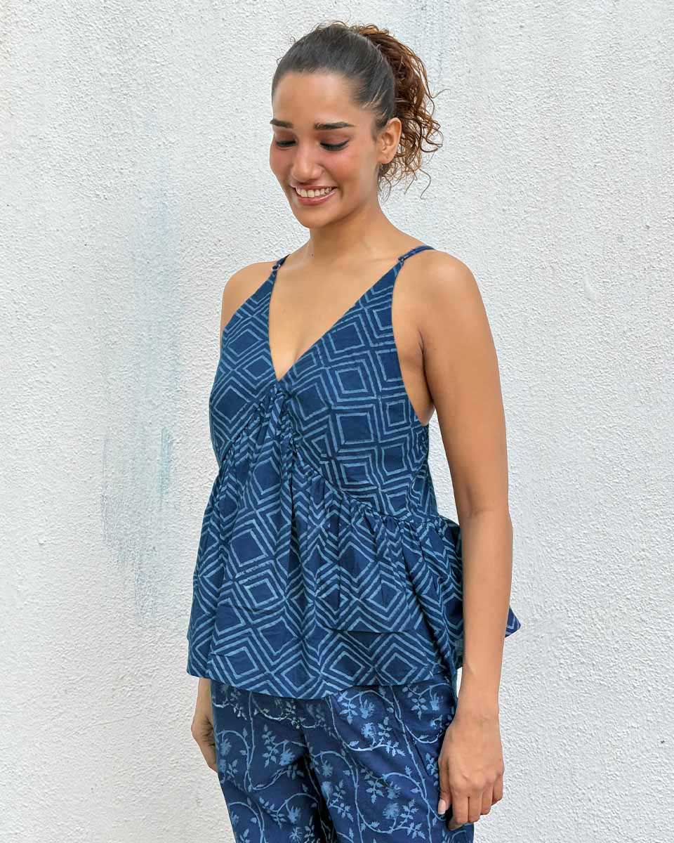 Kastoree Block printed Cotton Top - Image 8