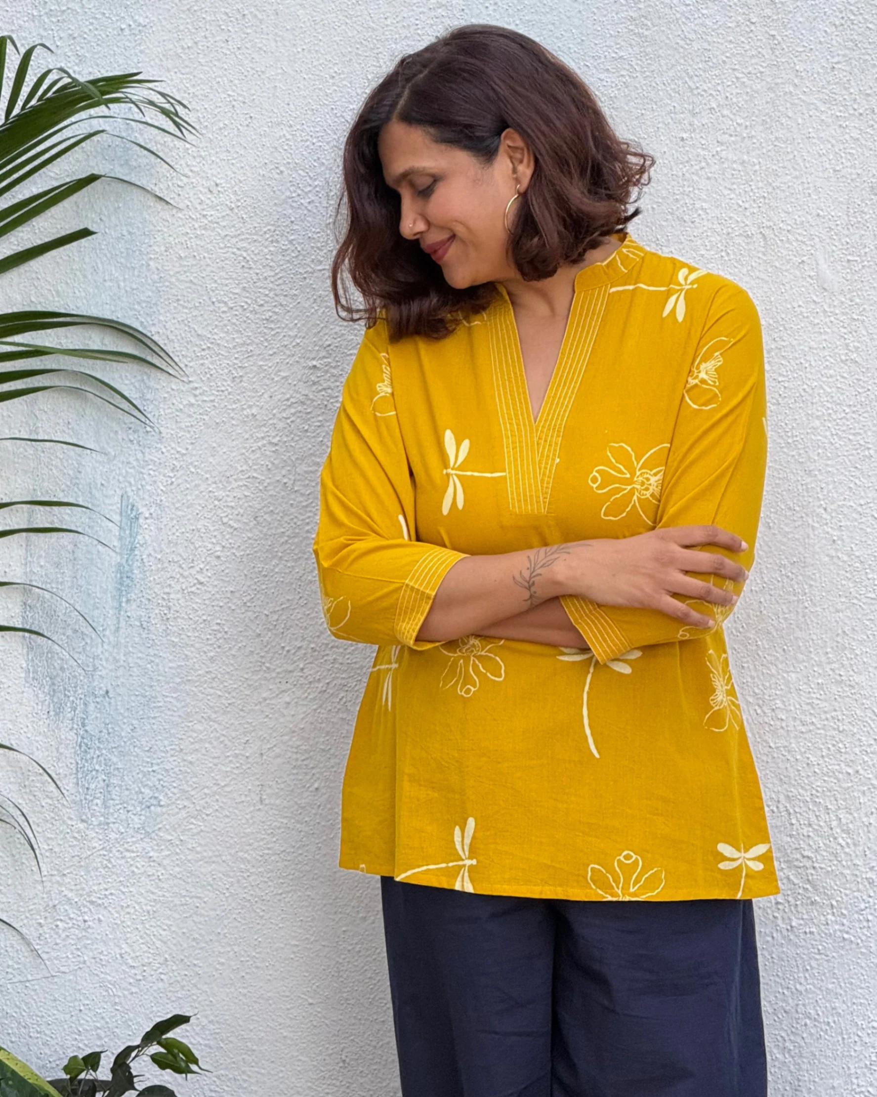 Mahvash Block Printed Cotton Kurti - Image 6