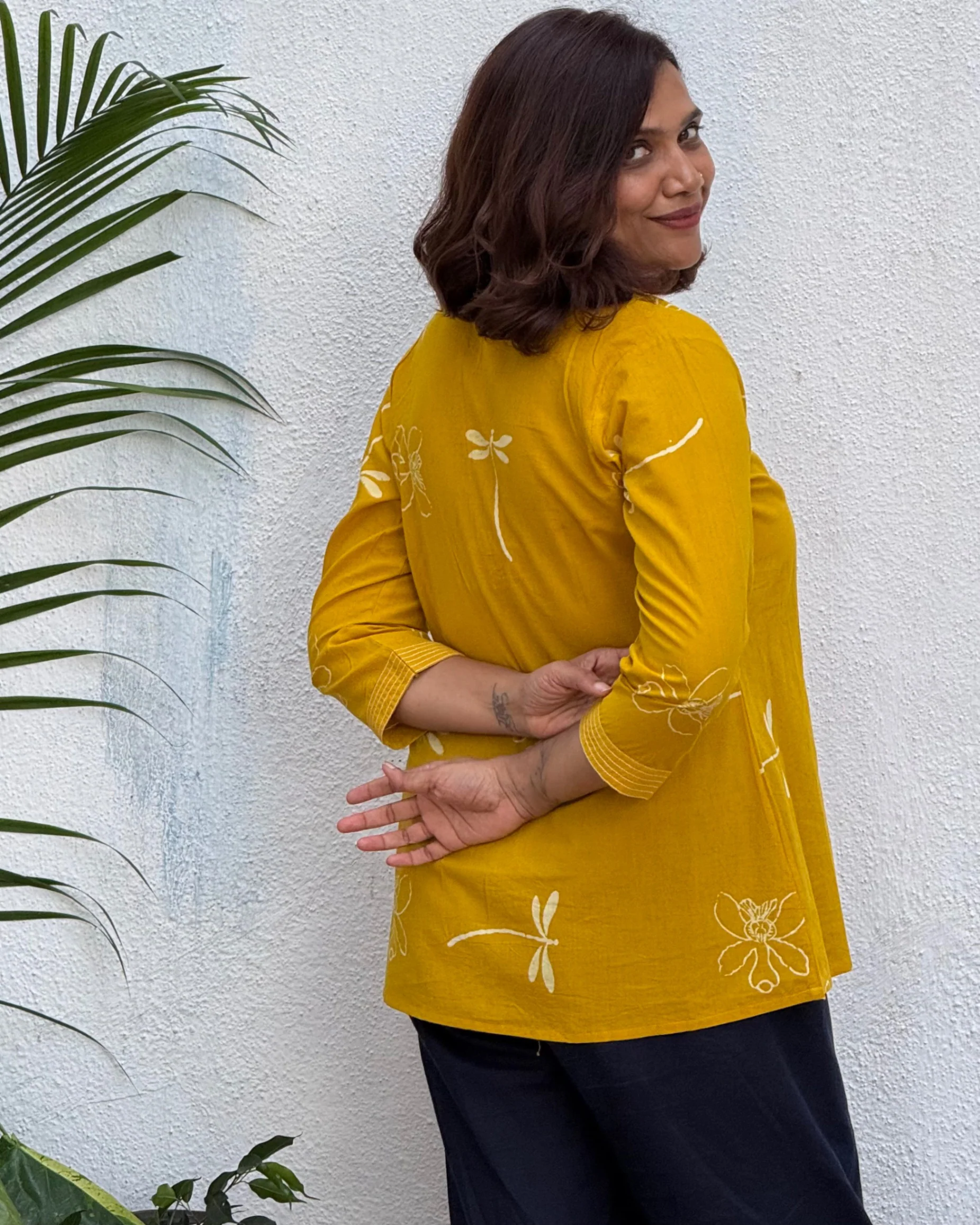 Mahvash Block Printed Cotton Kurti - Image 7