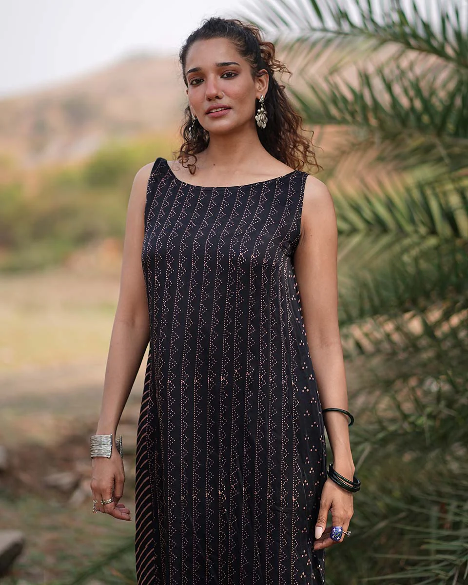 Marcella Modal Silk Dress - Image 7