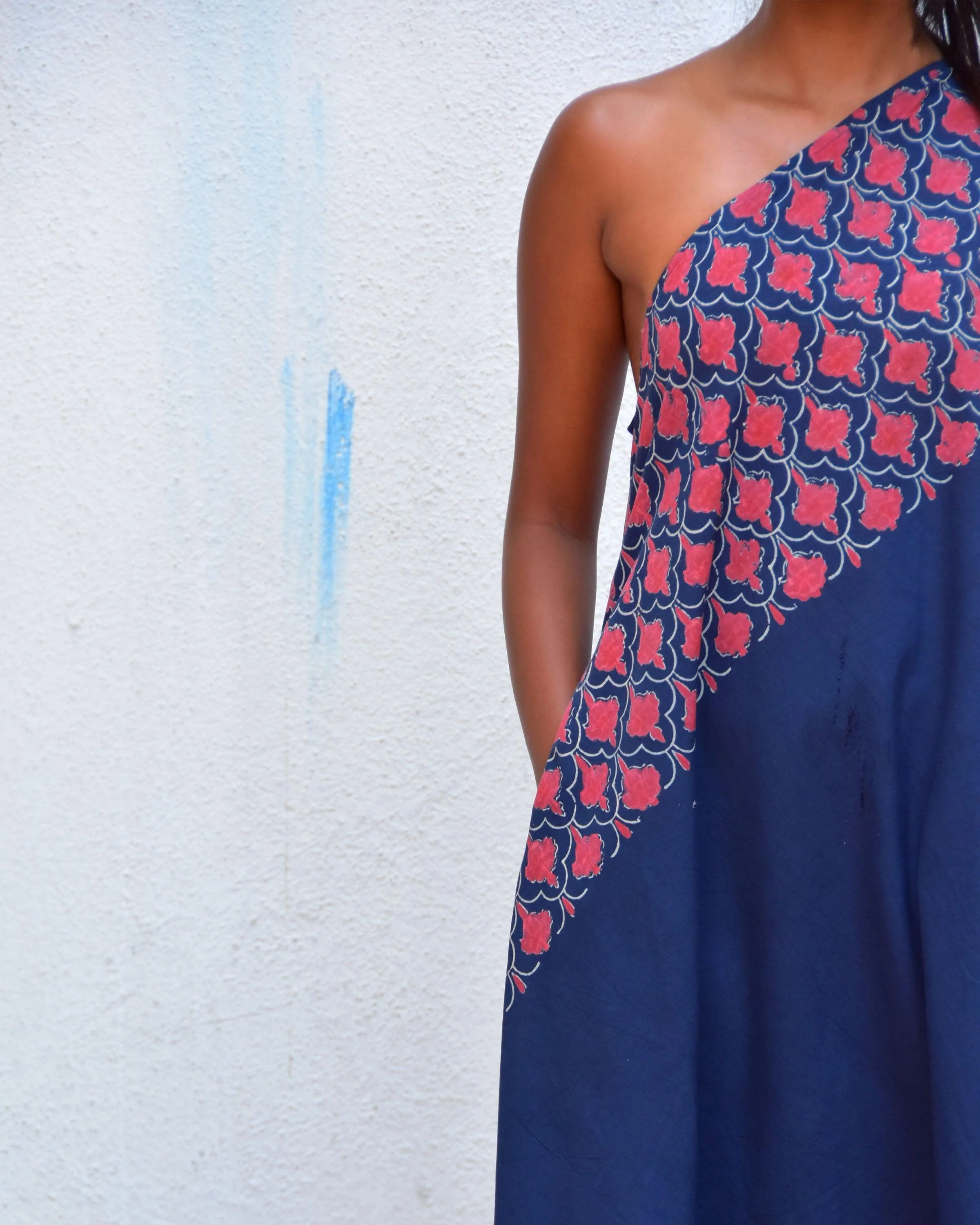 Mystic Sea Handblockprinted Cotton Dress-Sor - Image 8