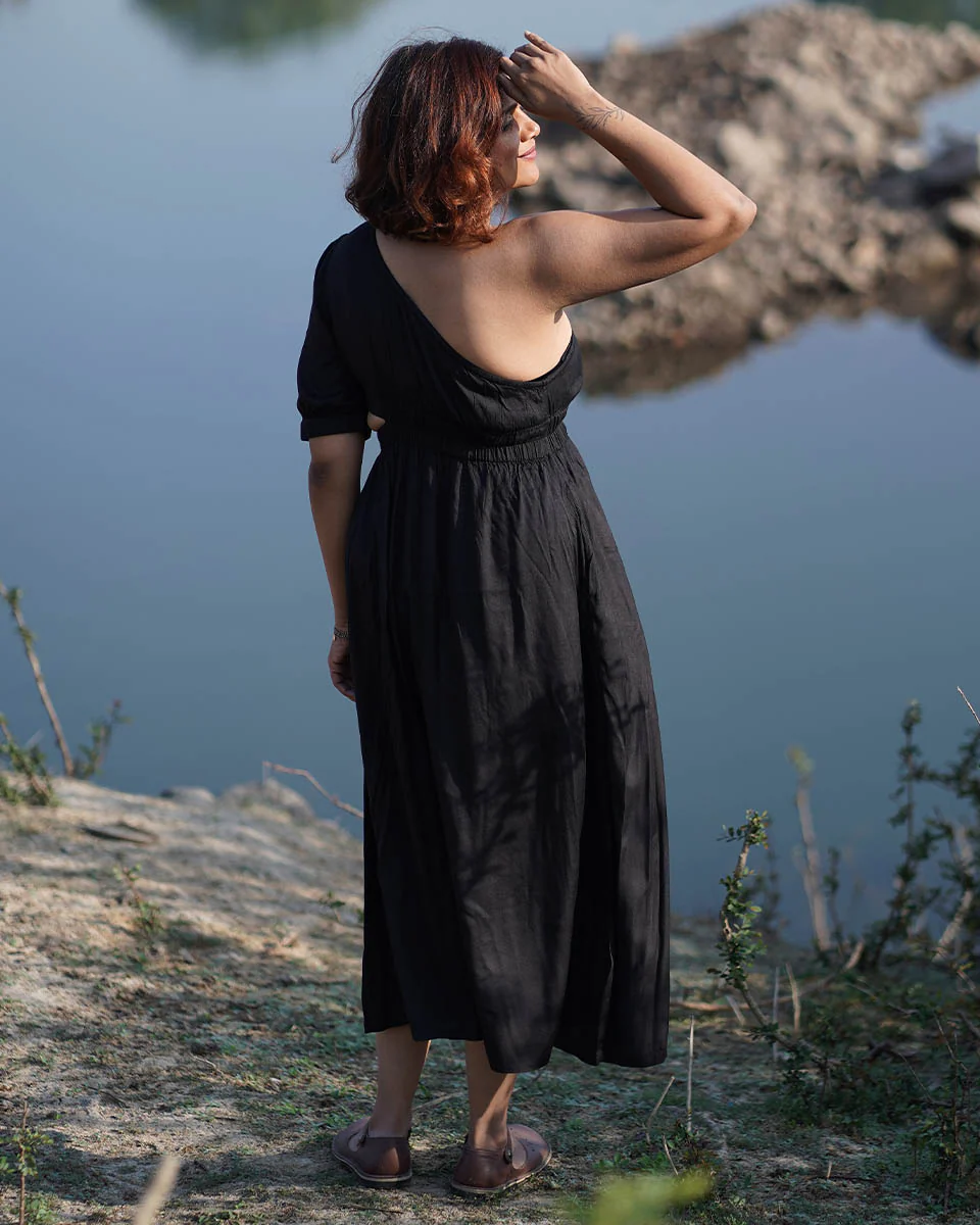 Oasis Handwoven Bamboo Dress - Image 7