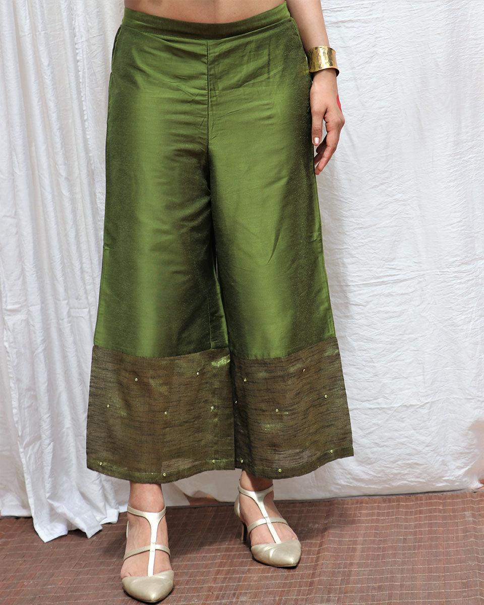 Prithvi Handwoven Cotton Zari Kurta Set - Zari - Image 9