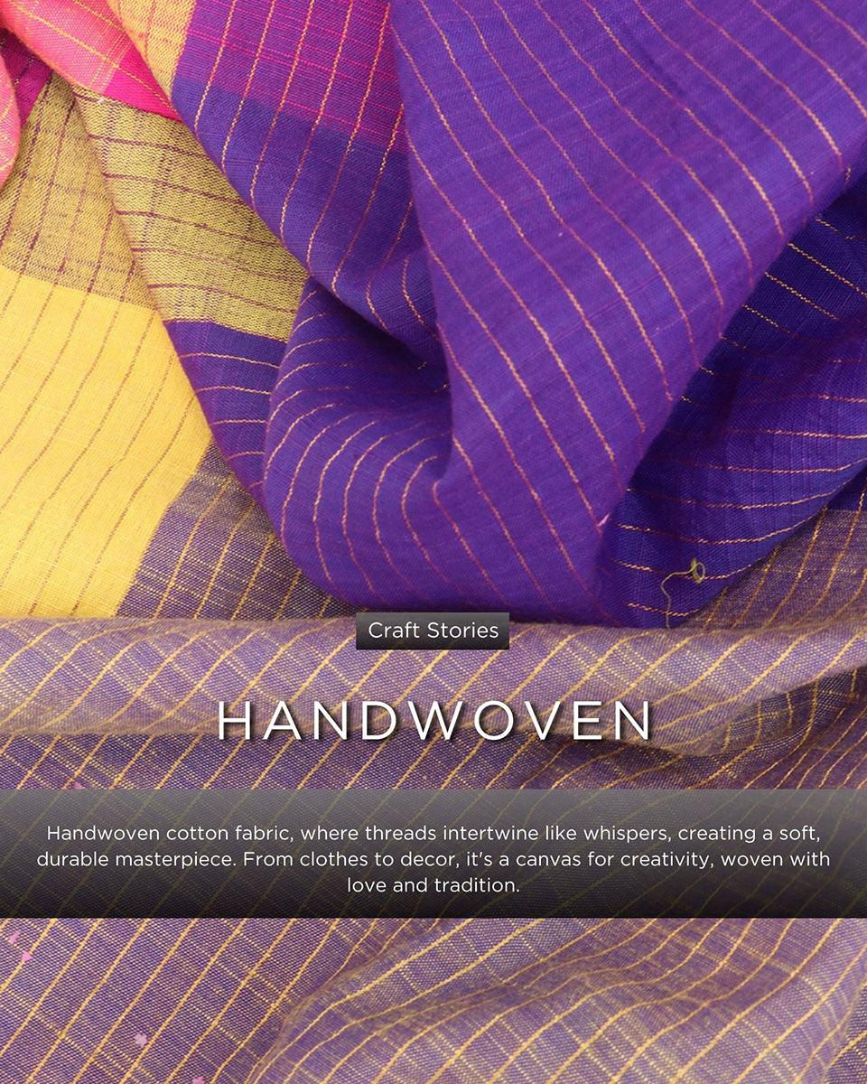 Satrangi Handwoven Cotton Kurta Set - RC - Image 3