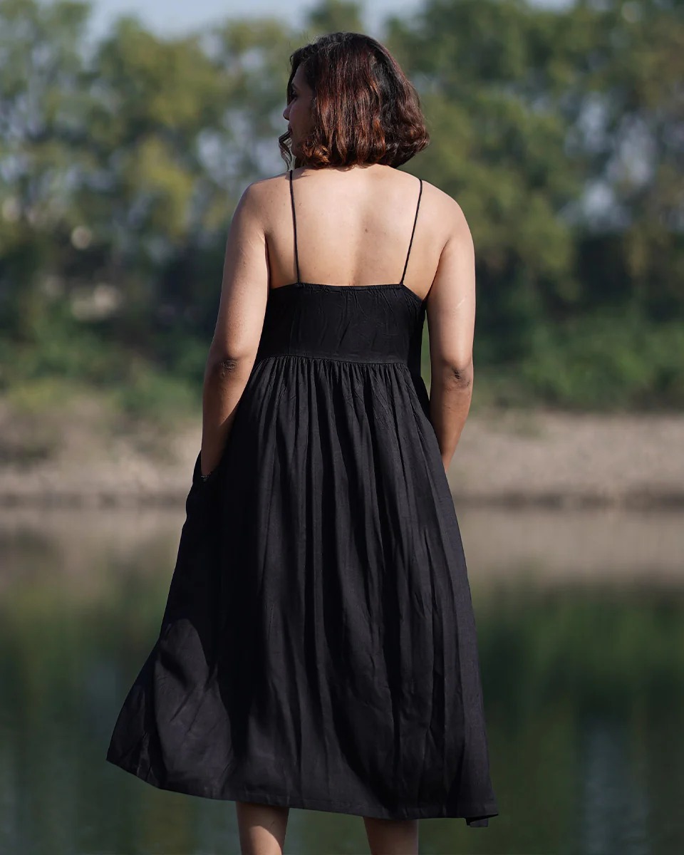 Solace Handwoven Bamboo Dress - Image 5