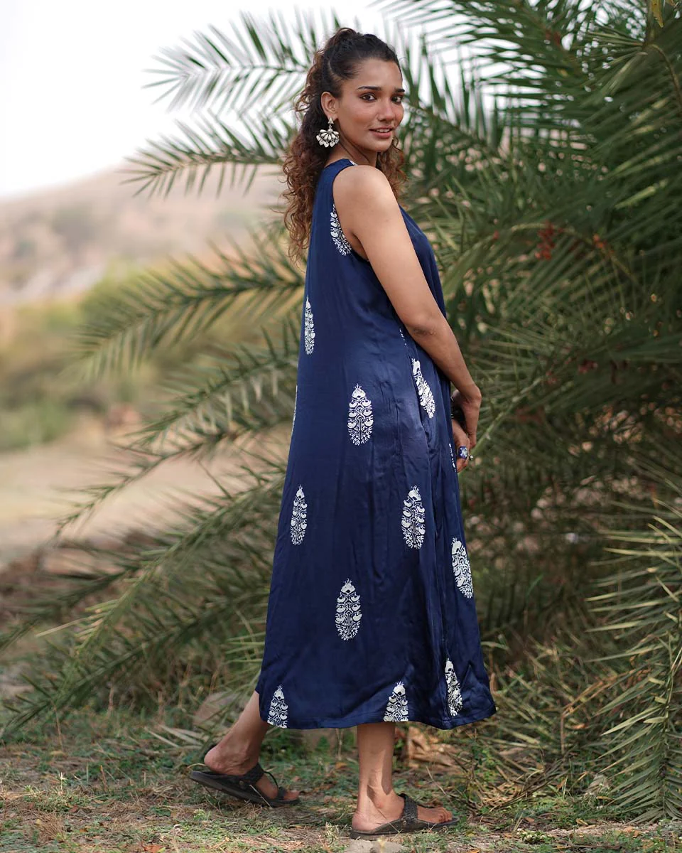 Suzette Modal Silk Dress - Image 5