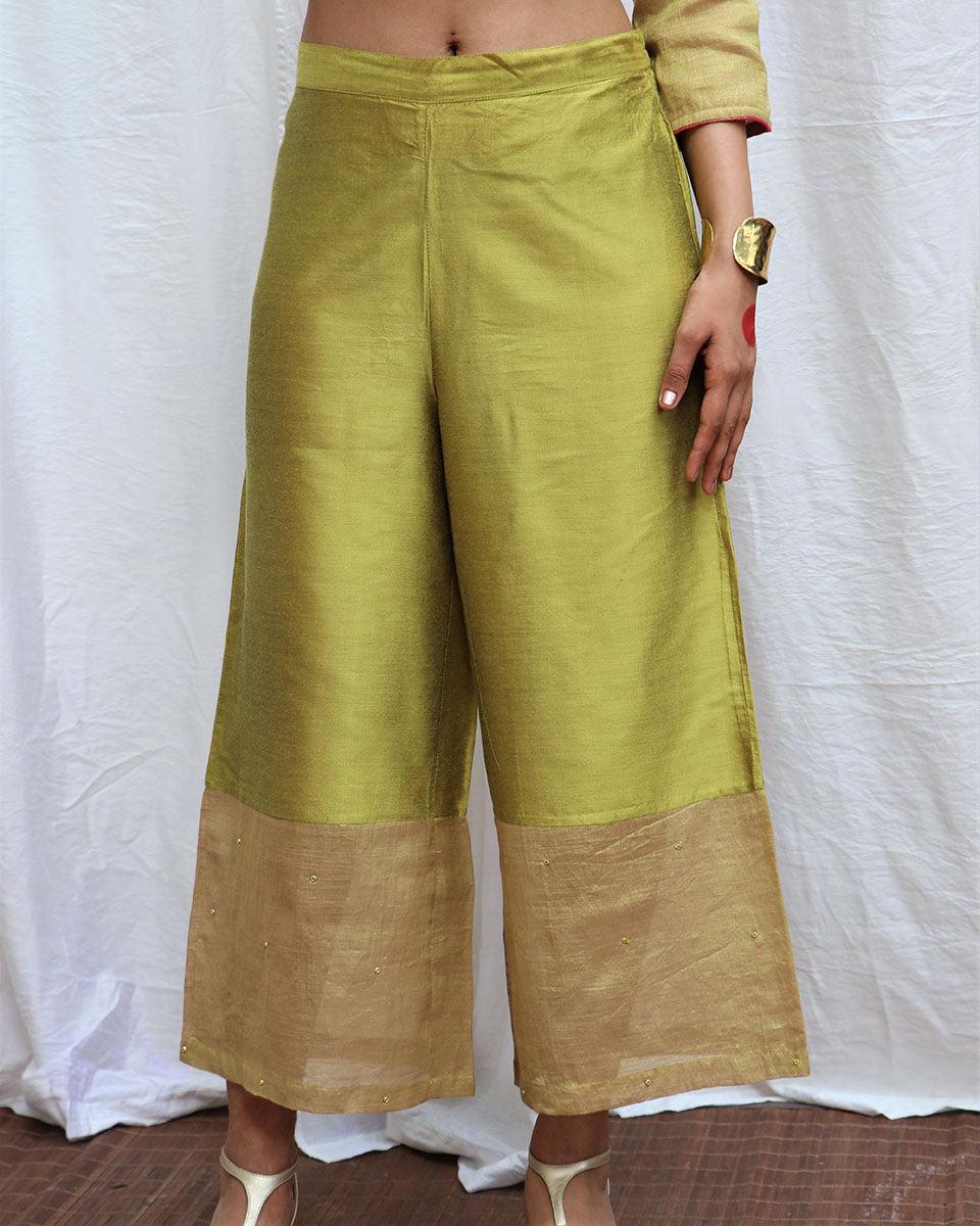 Swetambhara Handwoven Cotton Zari Kurta Set - Zari - Image 12